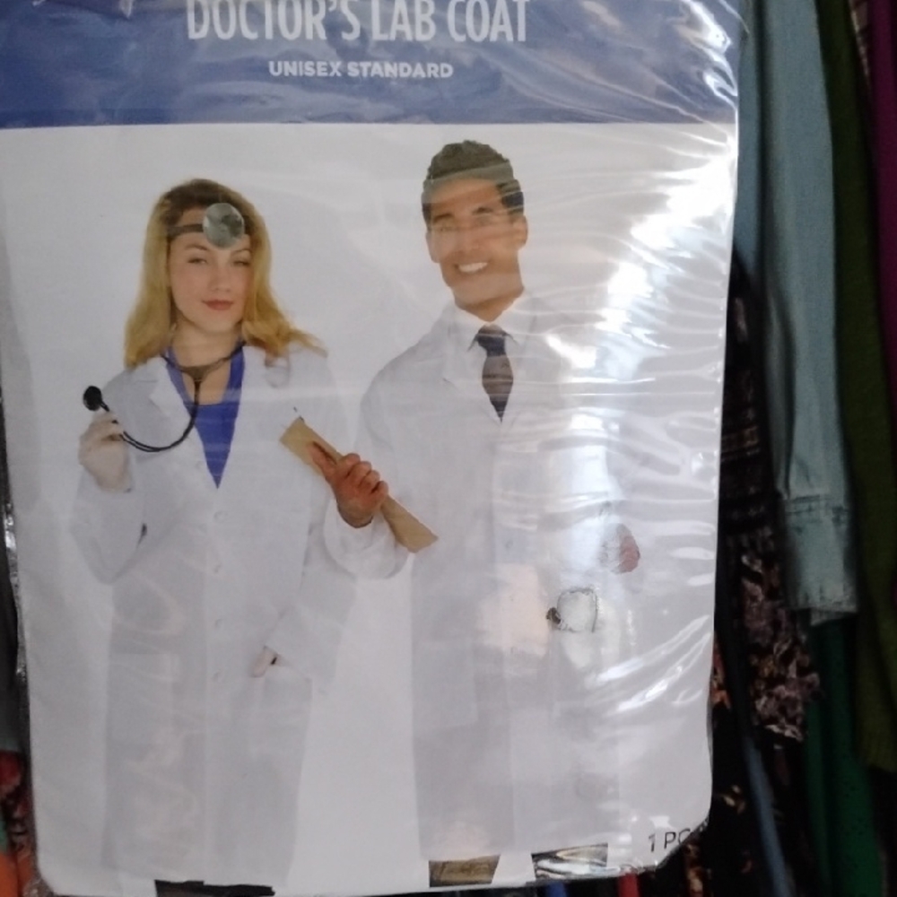 Unisex Doctor's Lab Coat Costume - White